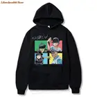 Худи Gorillaz с принтом для мужчин и женщин, простые повседневные толстовки в стиле Харадзюку, пуловер в стиле хип-хоп для мальчиков и девочек, стильная одежда