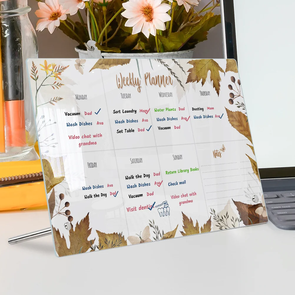 

Handwriting Pens Multi-function Memo Board Magnetic Erasable Note Home Acrylic Message Brush Office Clear
