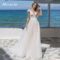nice v neck wedding dress beauteous a line bridal gown inviting backless lace dresses pretty sleeveless new vestido de novia