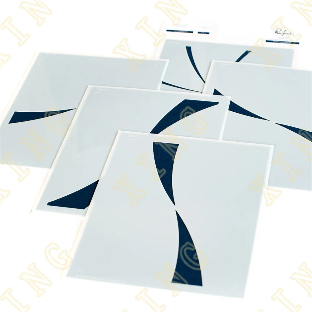 

New Swirl Background Decor Diy Layering Stencils Graphics Painting Scrapbooking Stamp Ornament Album Embossed Template Reusable