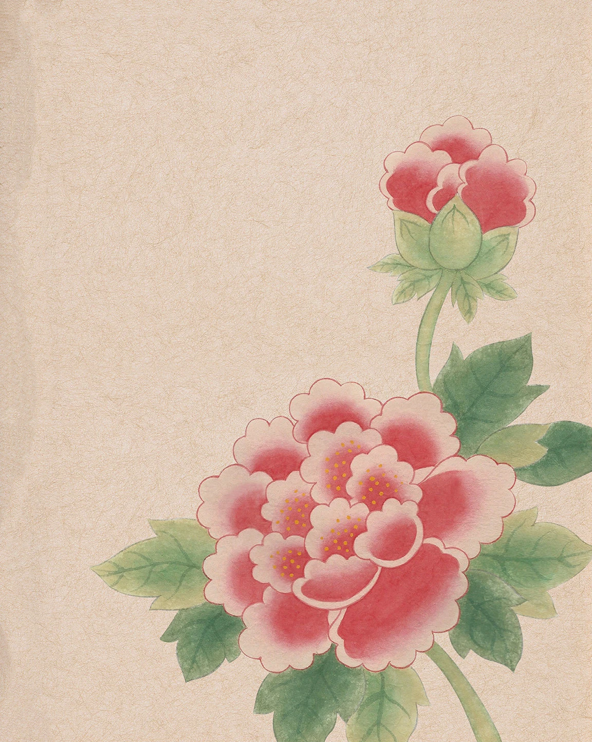 

Настенный плакат "Ретро корейские народные традиции"