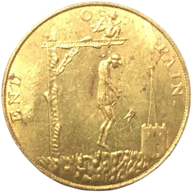 

Медная монета 1800 года "End of Pain"