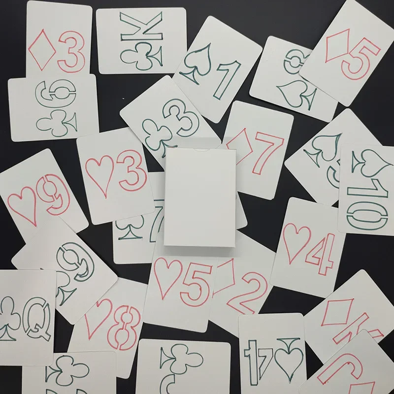 Идеальное привидение ангела Мираге Колода карты Волшебные трюки Крупным планом