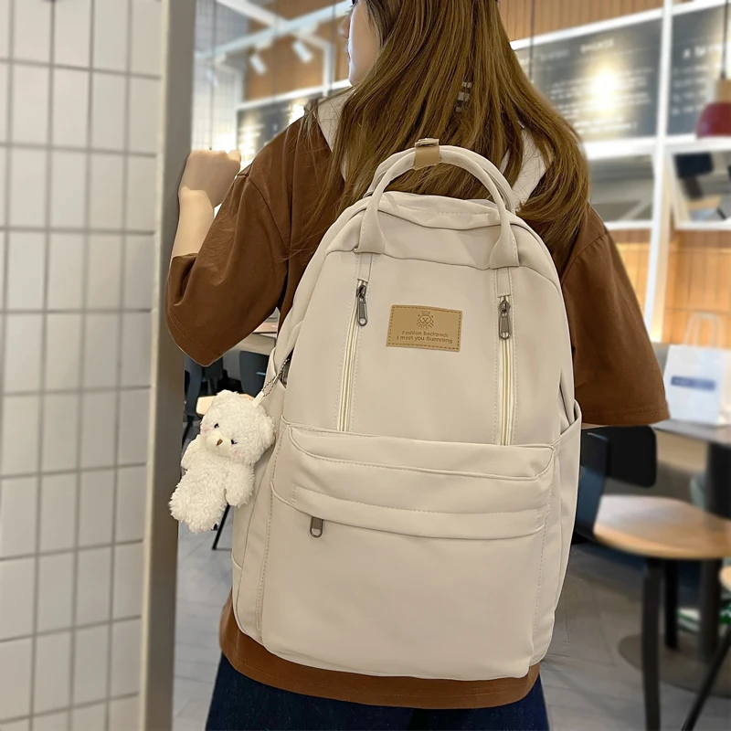 

JOYPESSIE Fashion Cute Student Schoolbag Mochilas High Quality Teenage Girl Bookbag Women Backpack Kawai Shoulder Bag Rucksack