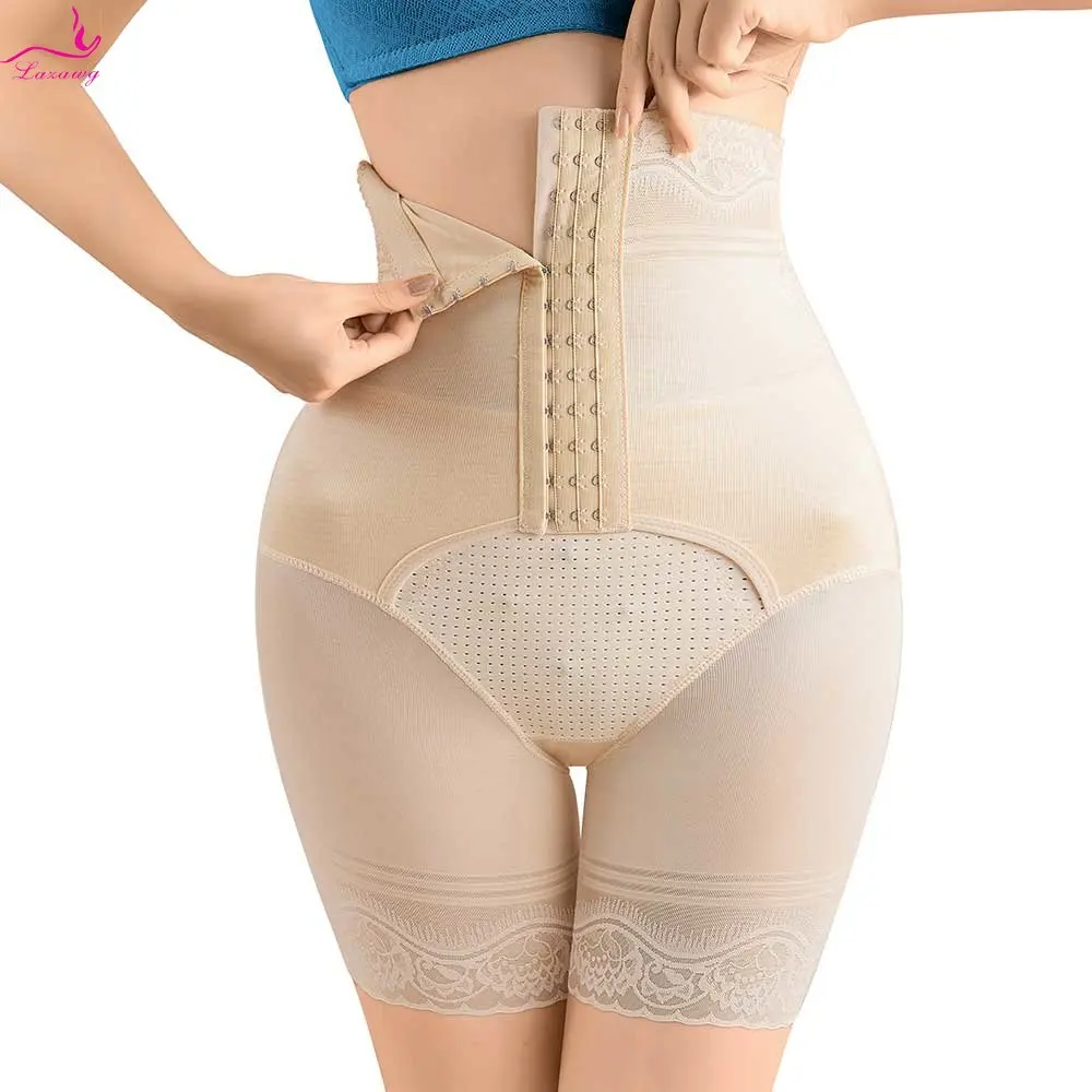 LAZAWG Body Shaper Shorts for Women Waist Trainer Tummy Control Panties High Waist Shapewear Ladies Safety Shorts Seamless