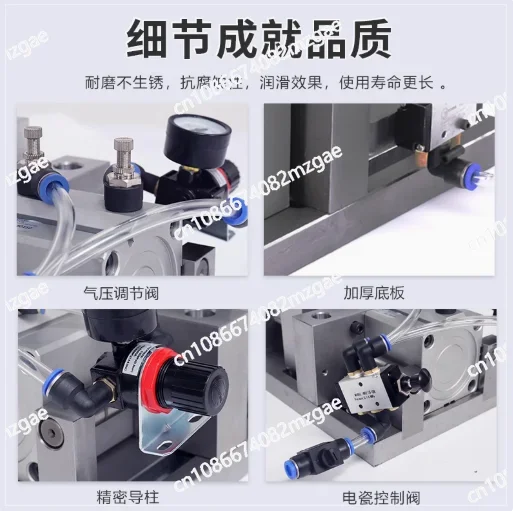 6-дюймовые пневматические тиски с быстрым зажимом и плоскими плоскогубцами