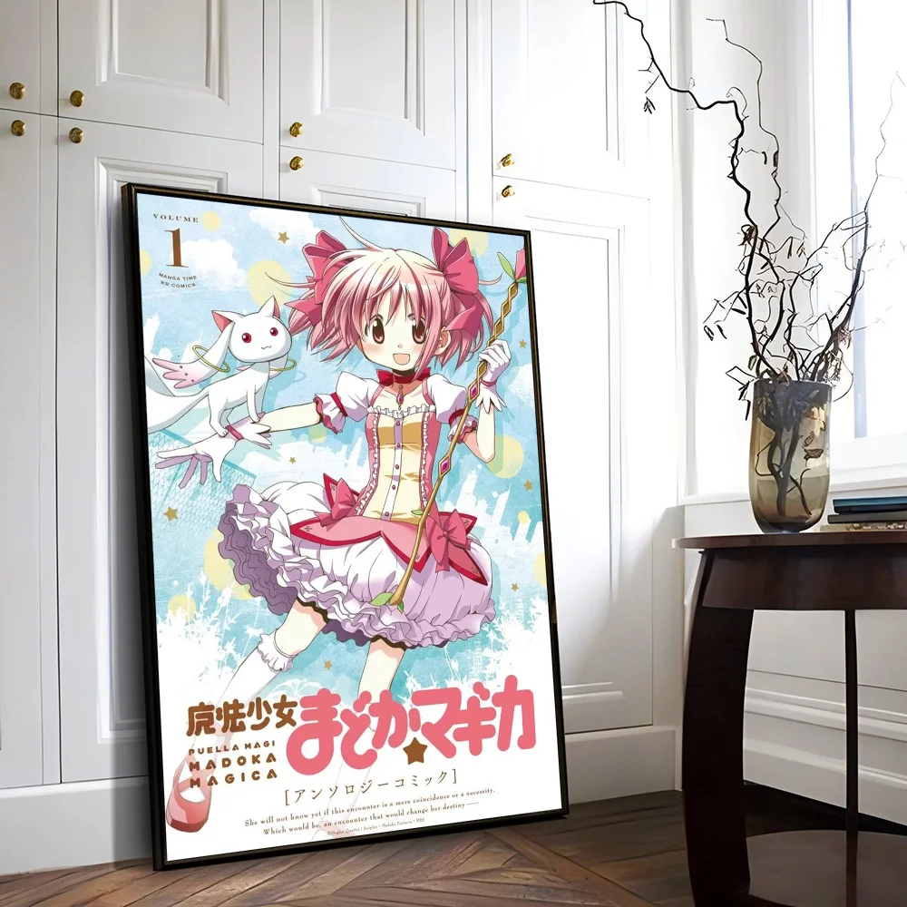 Puella Magi Madoka Magica водостойкая бумажная наклейка хорошего качества принты постеры