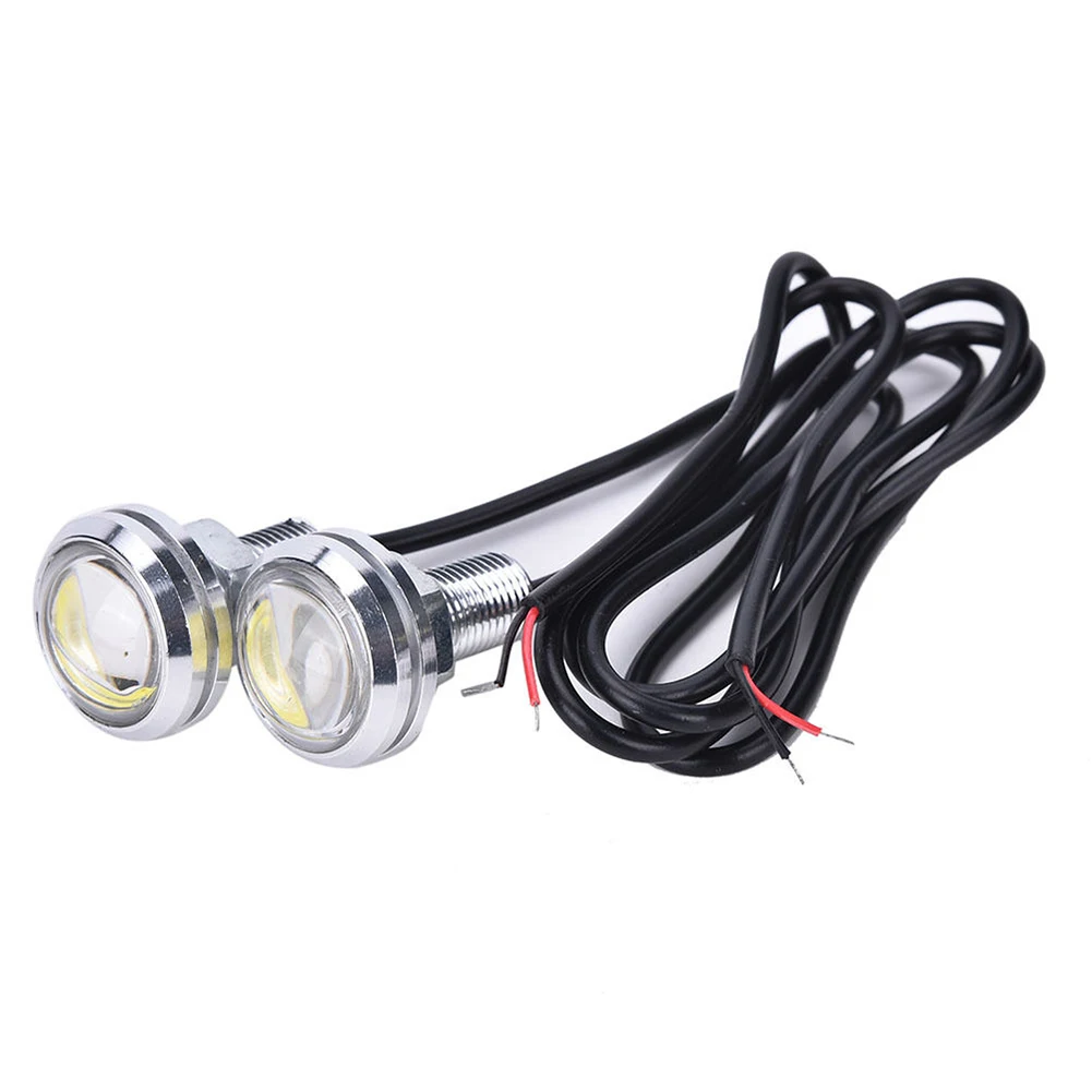 

500000 Hours DC 12V Led Light Daytime Running 0.5A 4.5W Each Pcs Daytime Running LED White 10W 12V 23mm Car Auto DRL Light