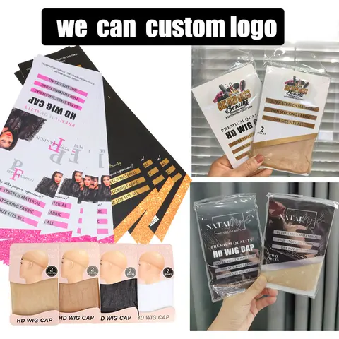 10-шт шапочки для парика для женщин HD шапочка для парика для кружевного переднего парика лысая шапочка для париков черный коричневый невидимый HD чулок шапочки для париков