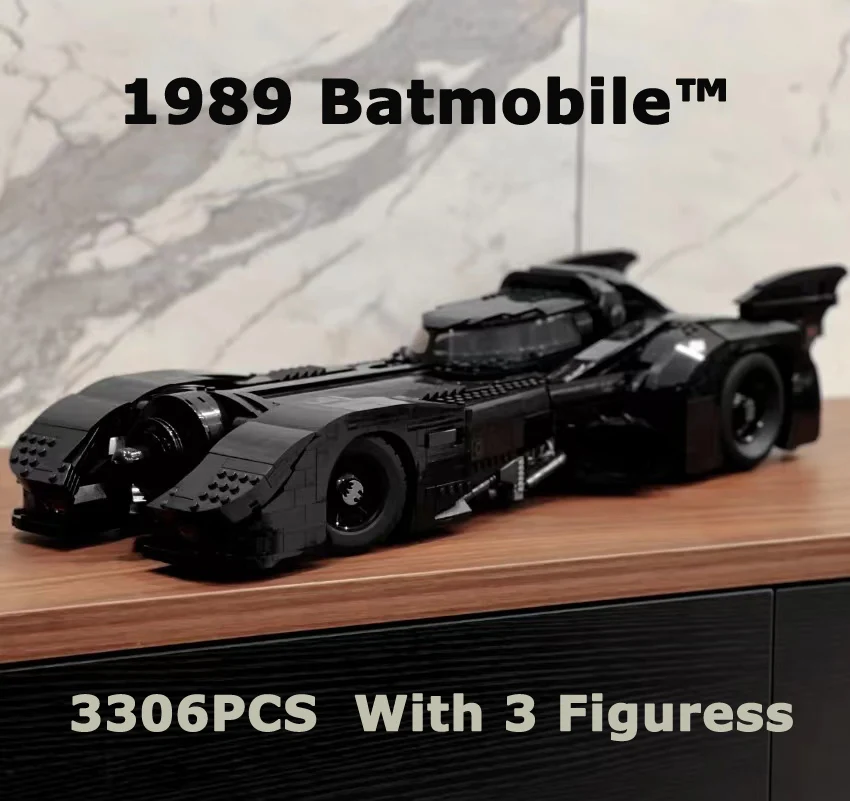 Дисплей в наличии строительные блоки 3306 шт. кирпичи 1989 год летучая мышь колесница