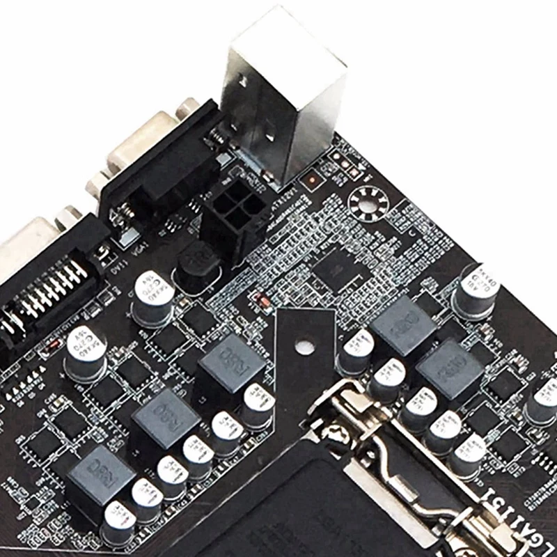 Материнская плата B250 BTC для майнинга LGA 1151 с 2XDDR4 4 Гб 2666 МГц ОЗУ + кабель коммутатора