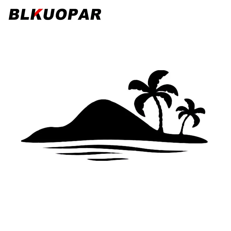 

BLKUOPAR кокосовое дерево, графика, креативные автомобильные наклейки, аниме, Солнцезащитная наклейка, Забавный доводчик, доска для серфинга, украшение для стайлинга автомобиля