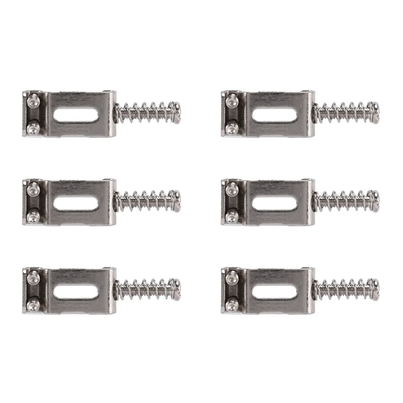 

30X Guitar Bridge Saddles Roller Tremolo For Fender Strat Stratocaster Tele Telecaster Electric Guitar Silver