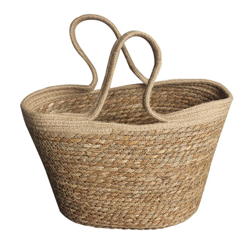 

Bohemia Handmade Crochet Straw Bags for Women Bag Woven Handbags Summer Beach Bag Weave Tote Shoulder Bag