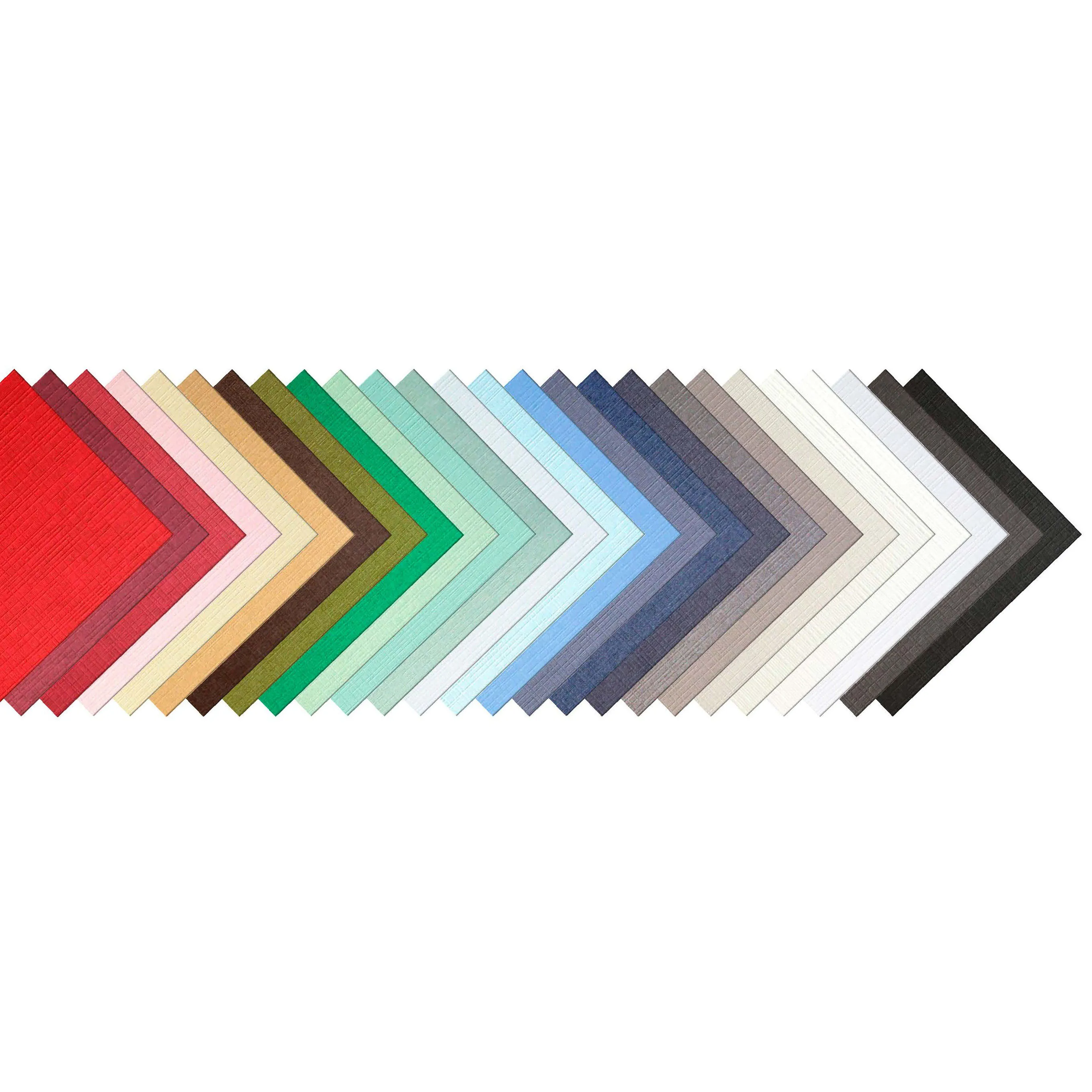 Картон с льняной текстурой A4 250 г/м2 Осенний цветной картон PK16 на основе красителя