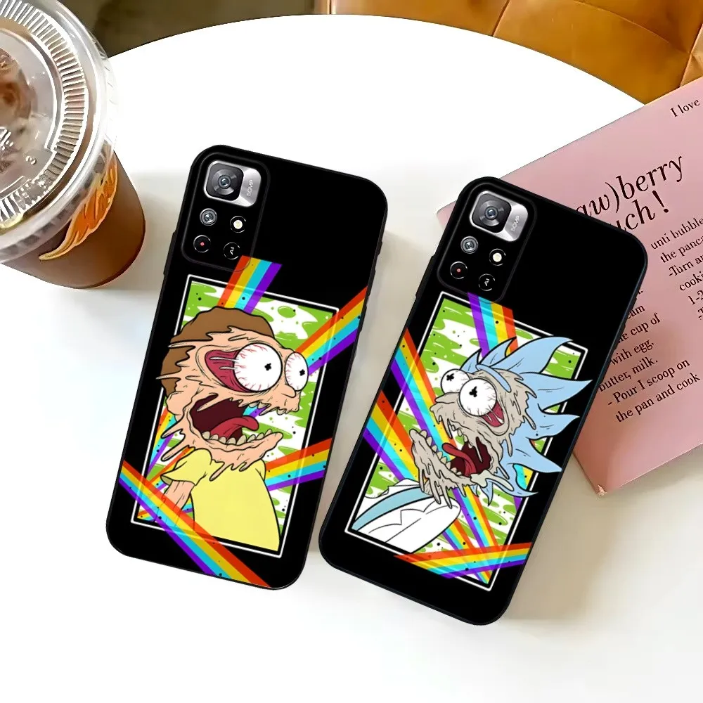 Funny R-Rickys And M-Morties Phone Case For Samsung S25 S24 S23 S22 S21 FE S30 S20 S10 Plus Ultra Lite 5G Silicone Cover