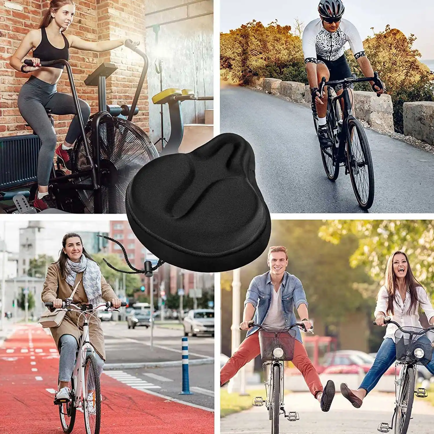 Подушка для велосипедного сиденья-чехол сиденья и велотренажера Peloton Cruiser