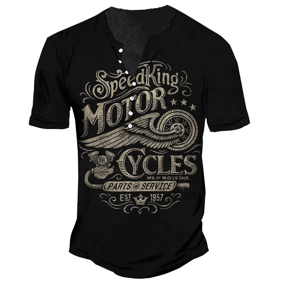 

Vintage Imitation Cotton Motorcycle T-shirt For Men Motor Biker Print Short Sleeve 1976 Tee Shirt Homme Racing Clothing Camiseta
