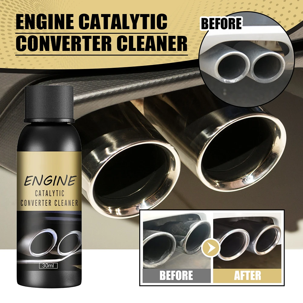 

30ML Universal Car Catalytic Converter Cleaner Vehicle Gasoline Additive Engine Carbon Deposit Remove Automobile Cleaning Agent