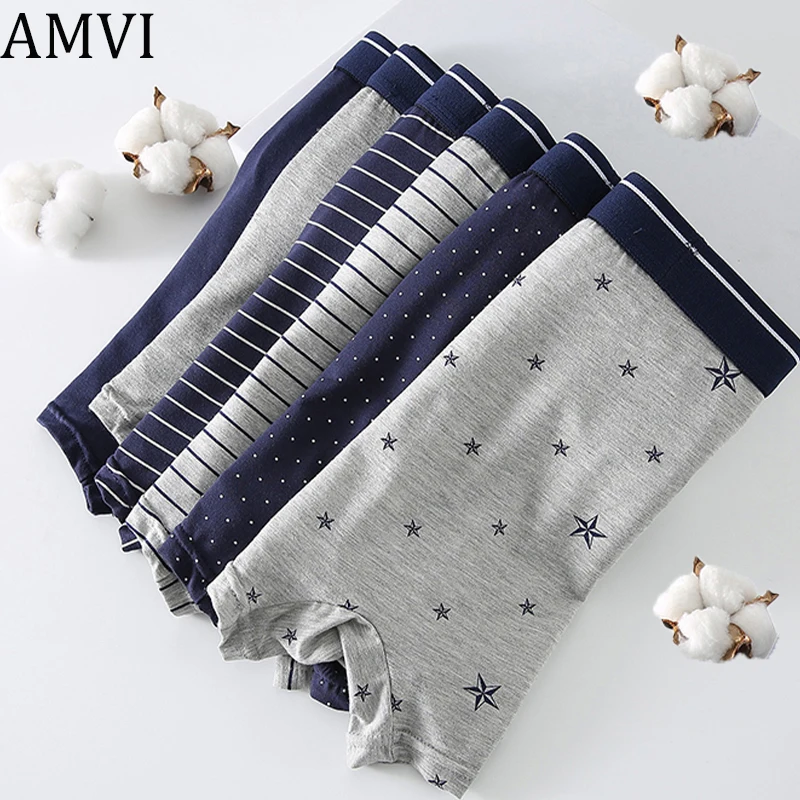 

8Pcs New Mens Underwears Boxers Solid Panties Male Breathable Boxershorts Gay Comfortable Shorts Pack Super-elastic Underpants