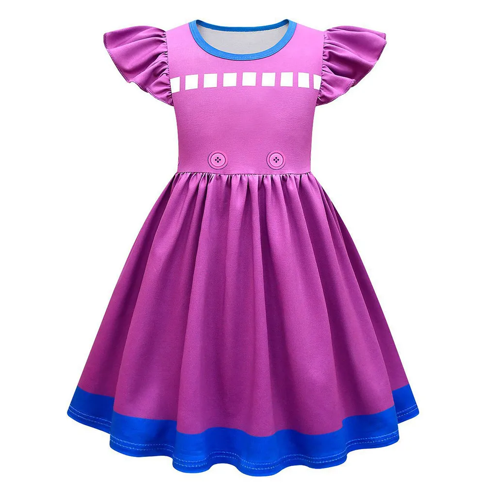 

Kids Children Stranger cos Things Eleven 11 Cosplay Costume Dress Outfits Halloween Carnival Suit