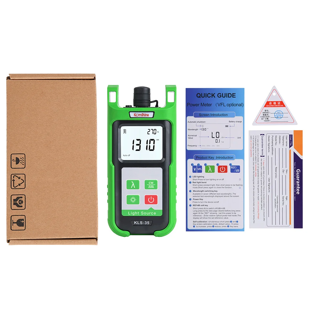 OPM and OLS Combination Komshine Power Meter and Singlemode Light Source 1310/1550nm  With Free Shipping