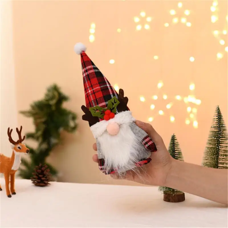 

Christmas Antlers Plush Doll Decoration Christmas Decoration Family Christmas Tree Decoration Gift Natal Navida Noel