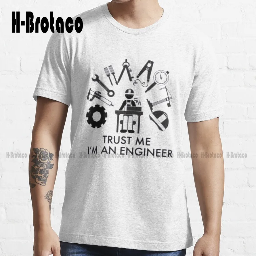 

Трендовая футболка с надписью «доверьтесь мне, я-гражданский инженер», забавный подарок на заказ, уличная одежда с рисунком, мультяшная фут...