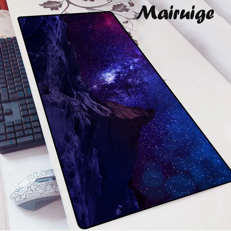 

Large Galaxy Star Mouse Pad XXL 80x40 PC Laptop Csgo Gamer Mousepad Gaming Accessories Desk Mat Palm Rest Computer Decoration
