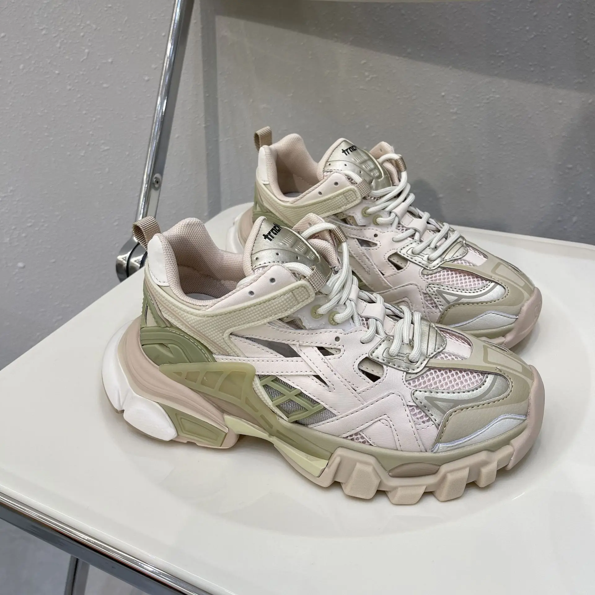 Mr Co Brand Design Chunky Sneakers For Women Shoes Women's Colorful Shoes Breathable Lightweight Ladies Dad Shoes Classic Shoe