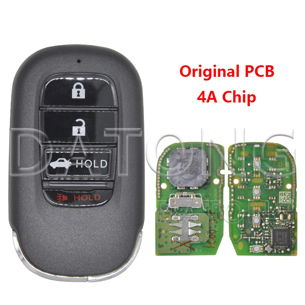 

Оригинальная печатная плата Datong World 4A, чип 313,8 МГц 434 МГц, рекламная карта, Автомобильный ключ дистанционного управления для Honda Civic Accord Odyssey CRV 2022 2023