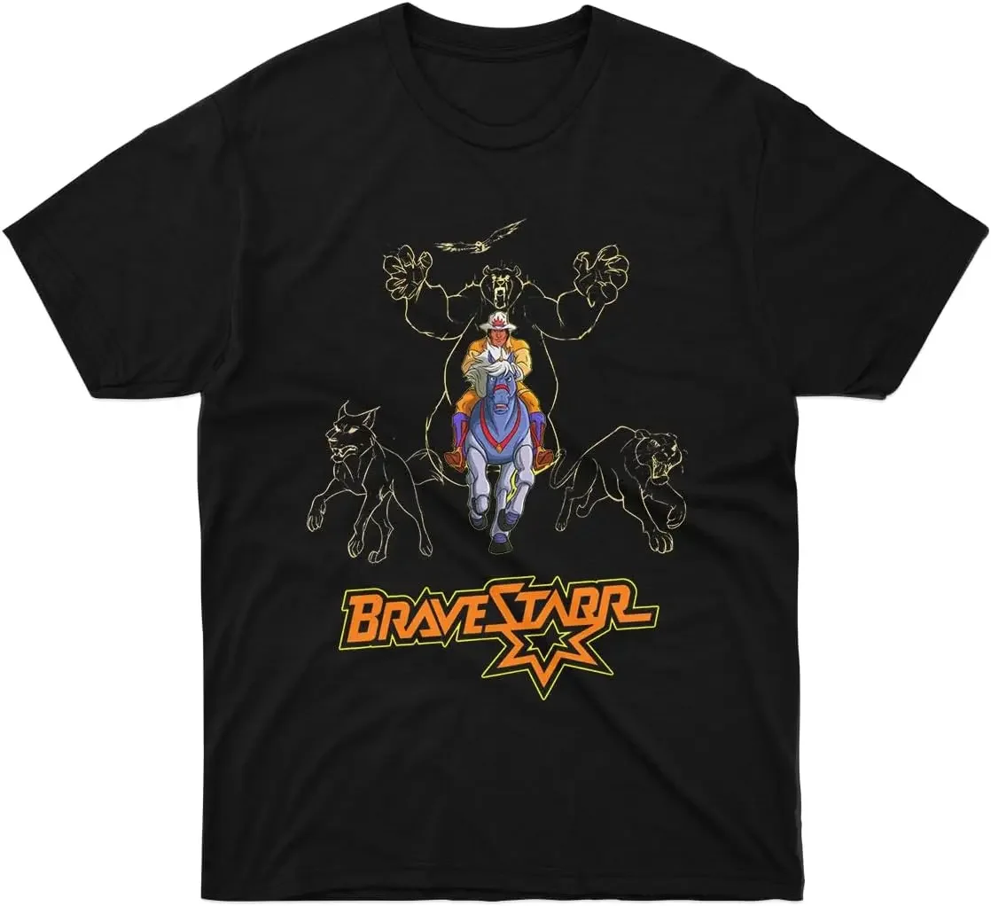 Футболка Bravestarr для больших событий рубашки женщин и мальчиков подарок друзей