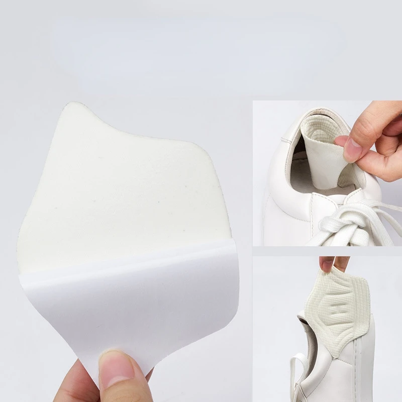 2pcs Shoes Pads Sports Shoe Heel Cushion Pad  Adjust Size  Antiwear Feet Inserts Insoles Heel Protector Sticker Insole