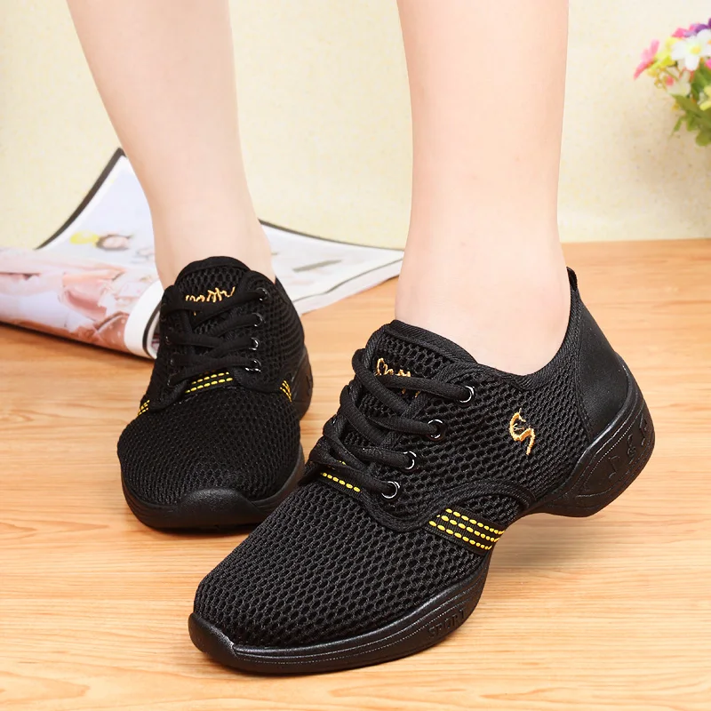 Women Sneakers Soft Outsole Breathable Women Practice Shoes Platform Shoes For Woman Modern Jazz Dance Shoes Woman Zapatos Mujer
