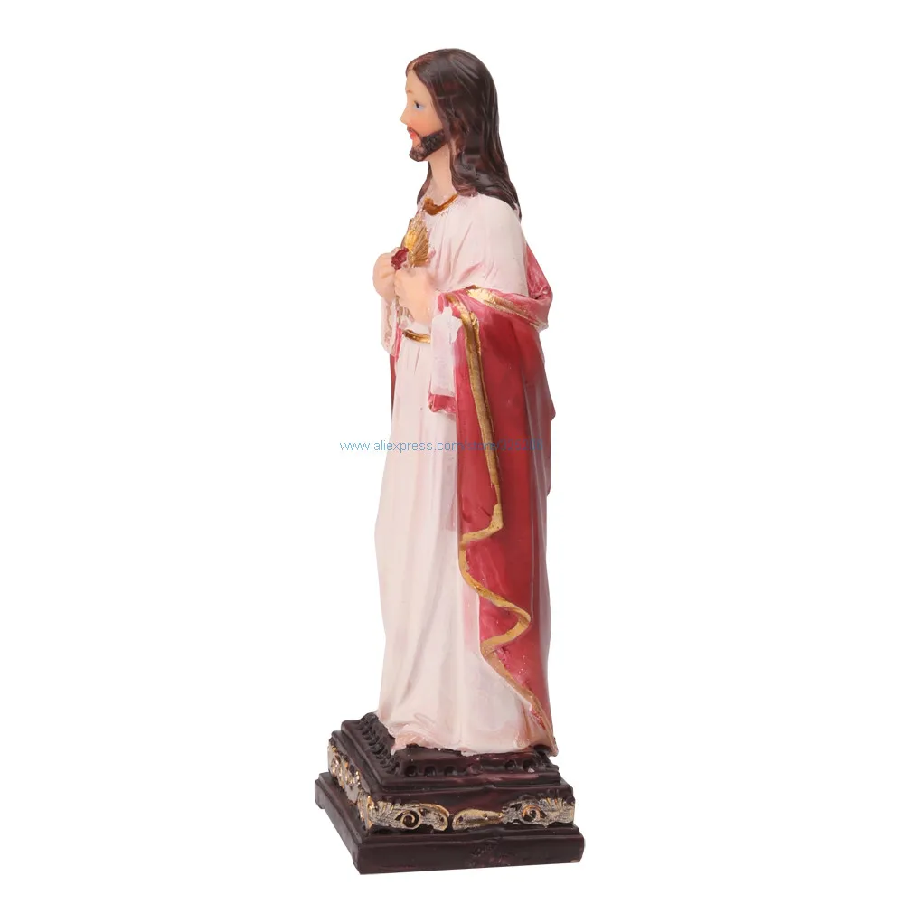 Статуя Иисуса Священного Сердца статуя католической христианской модели