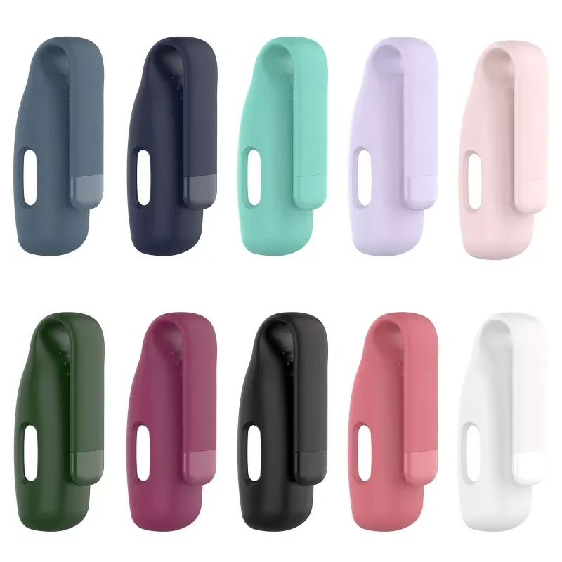 

Стальной зажим, защитный держатель, чехол, силиконовый защитный чехол, зажим для часов Fitbit Inspire 2, аксессуары для часов X6HB