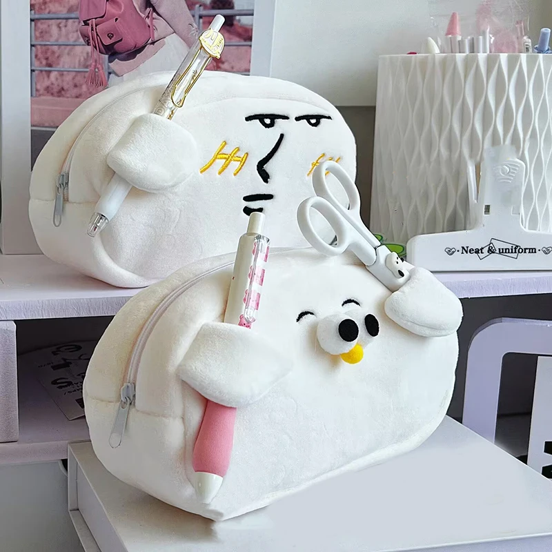 Пенал с изображением чайки большая емкость милый чехол для ручек женщин и