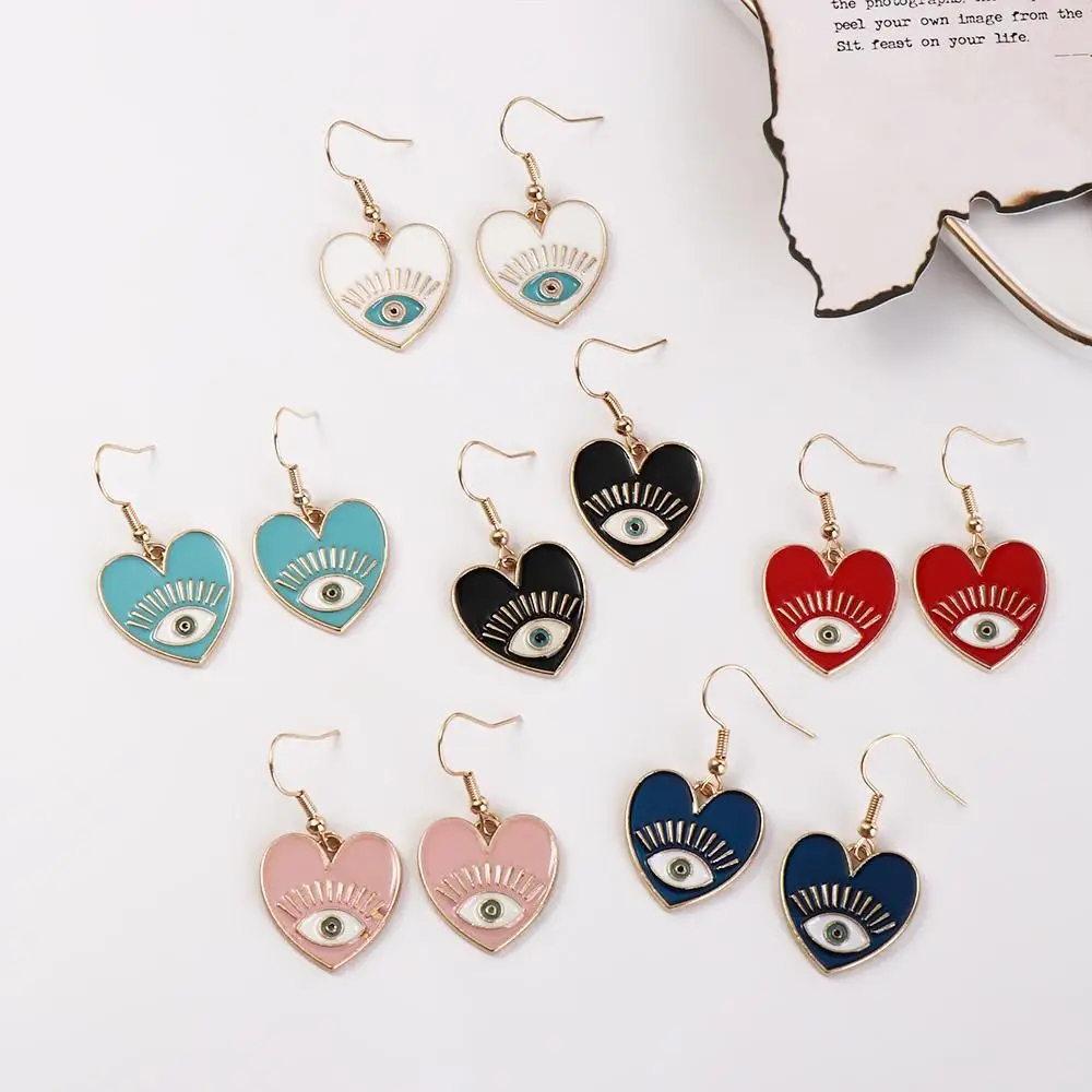 Серьги Partysu в Корейском стиле с дьявольскими глазами элегантные темпераментные