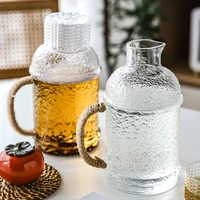 large capacity water pot glass lemonade cold kettle high temperature cold water cup household water cup set juice jug teapot