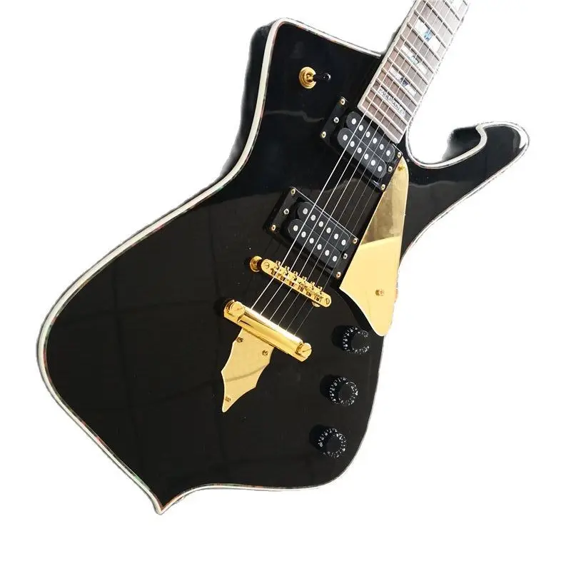 

22 Frets 6-string Electric Guitar Black Shaped Humbucker Pickups Rosewood Fingerboard Gold Accessories Factory Outlet Customized