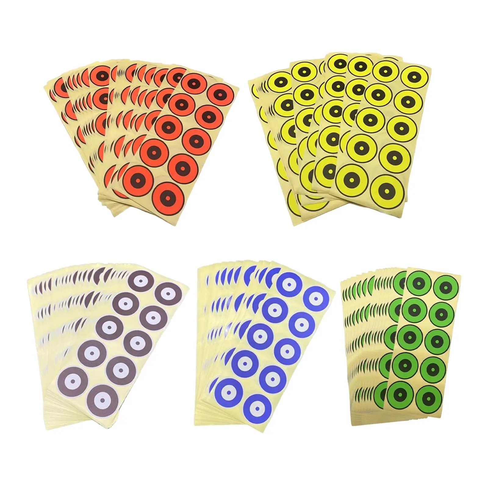 

250Pcs/25 Sheets Splatter paper target High Visibility Paper Splash Targets for Bow Outdoor