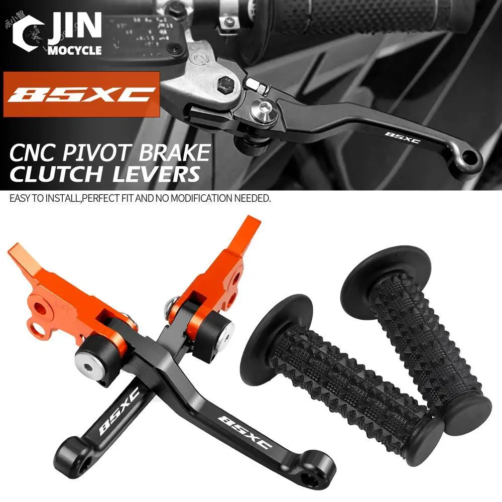 

Motocross Non-slip Hand Grips Handlebar 85XC 2013 2014 2015 2016 2017 2018 XC 85 Dirt Bike Brake Clutch Levers Handle Hand Grip