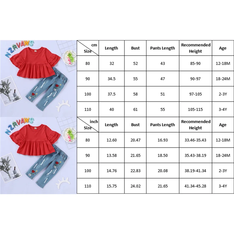 Длинные брюки Pudcoco для маленьких девочек наряды с расклешенными рукавами