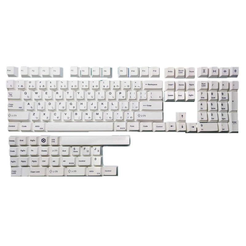 

Keycap краска сублимационный Вишневый профиль механический Keycap 137 клавиш японский белый