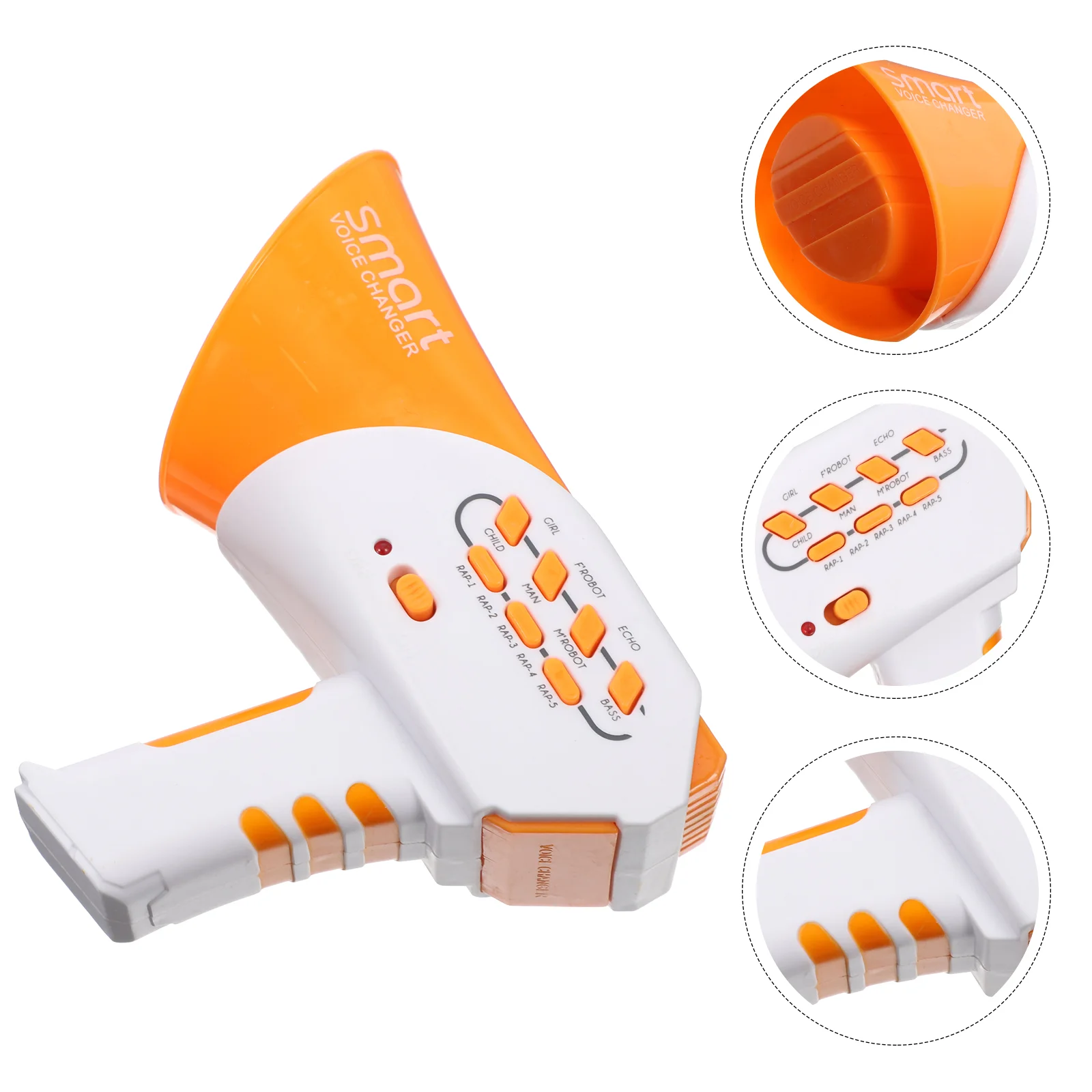 

Voice Changer, 1 Pc Child Megaphone Childrens Voice Changer Voice Changer Microphone for Party Orange ( without )