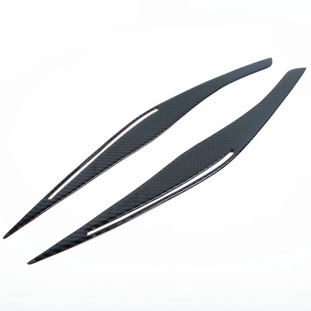 

Carbon Fiber Headlight Eyelid Eyebrow Cover For BMW E90 / E91 3 Series 4-door Sedan And Van 2009~2012 Headlight Eyelid Cover