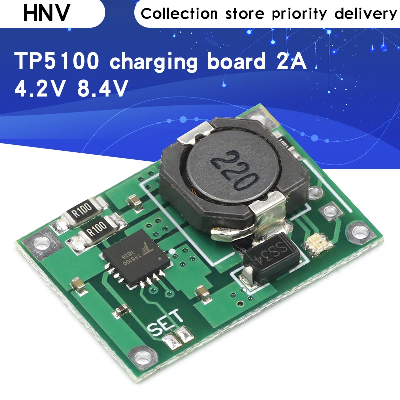 

TP5100 double single lithium battery charge management compatible 2A rechargeable lithium plate