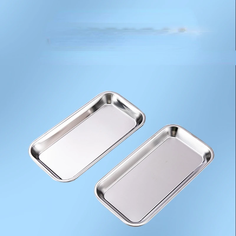 

1PC Edelstahl Kosmetische Lagerung Tray Ausrüstung Platte Arzt Chirurgische Dental Tray Medizinische Kosmetik Tattoo Accesory