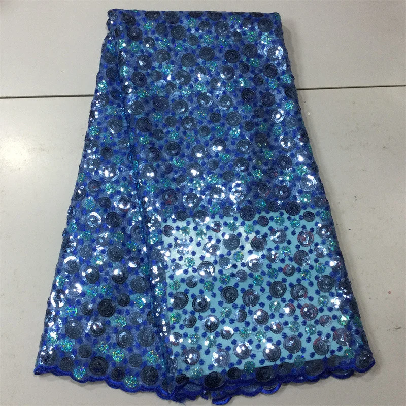 

Высококачественная африканская кружевная ткань с блестками 5 ярдов, бархатная кружевная ткань с вышивкой для свадьбы