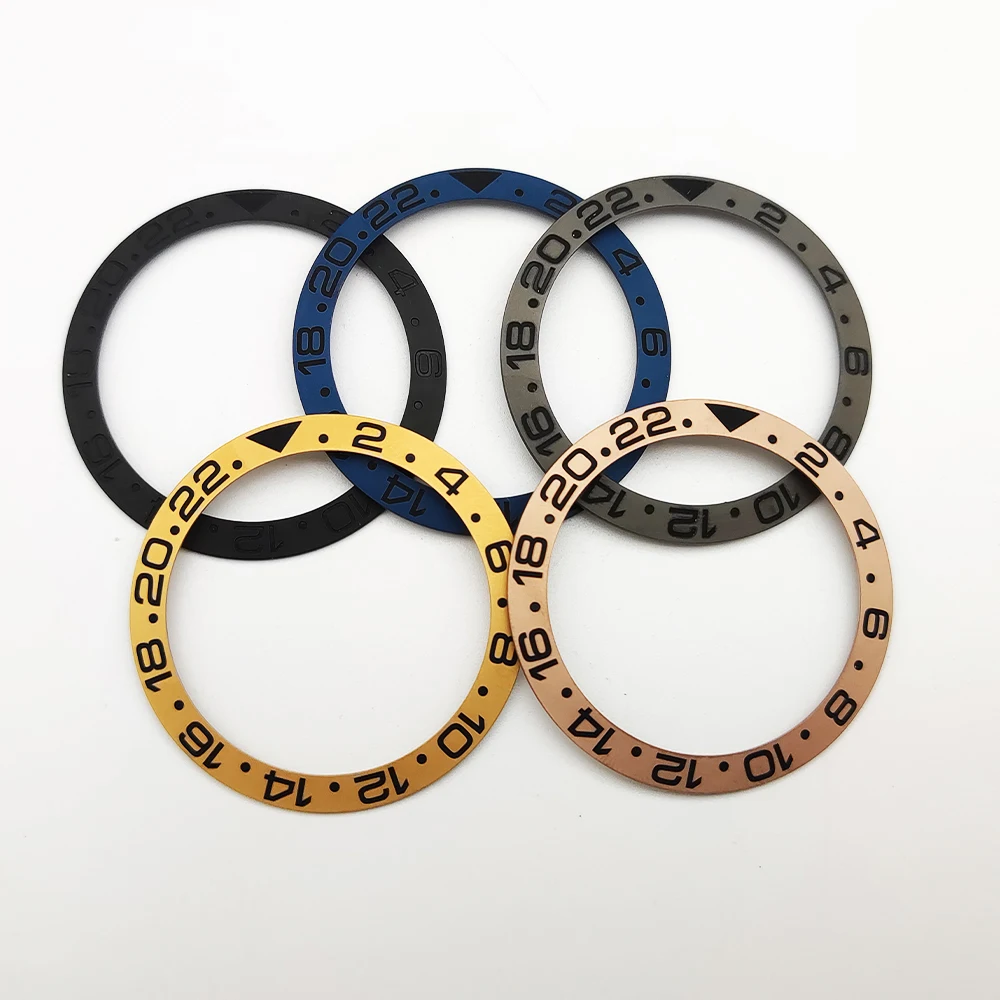 

GMT Ceramic 38mm Watch Bezel Modified Accessories Frosted Ceramic Bezel Outer Ring Mouth Watch Bezels Parts Watch Accessories